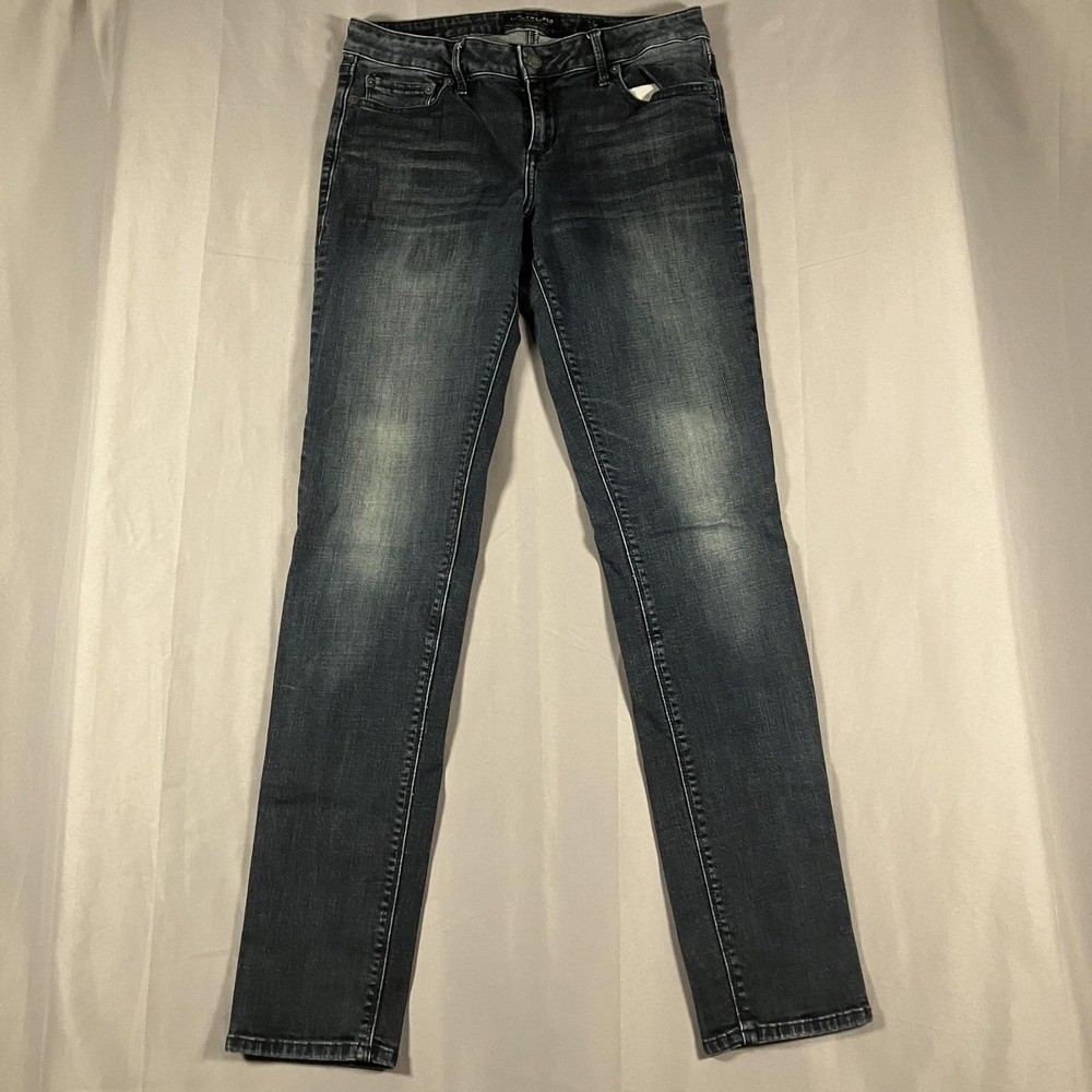 Lucky Brand Lolita Skinny Jeans Womens 8 Long Blue Mid Rise Stretch Denim